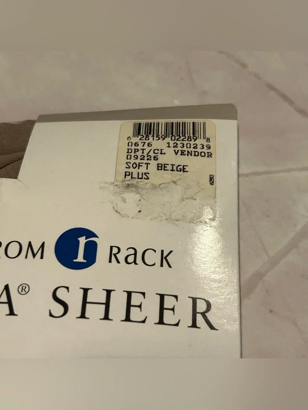 Nordstrom Rack Lycra Sheer Tights - Soft Beige